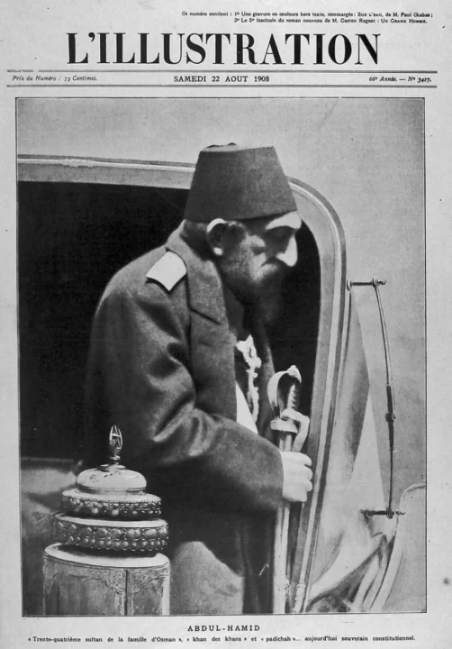 II Abdülhamit-L'llustratıon-Dergi-kapağında